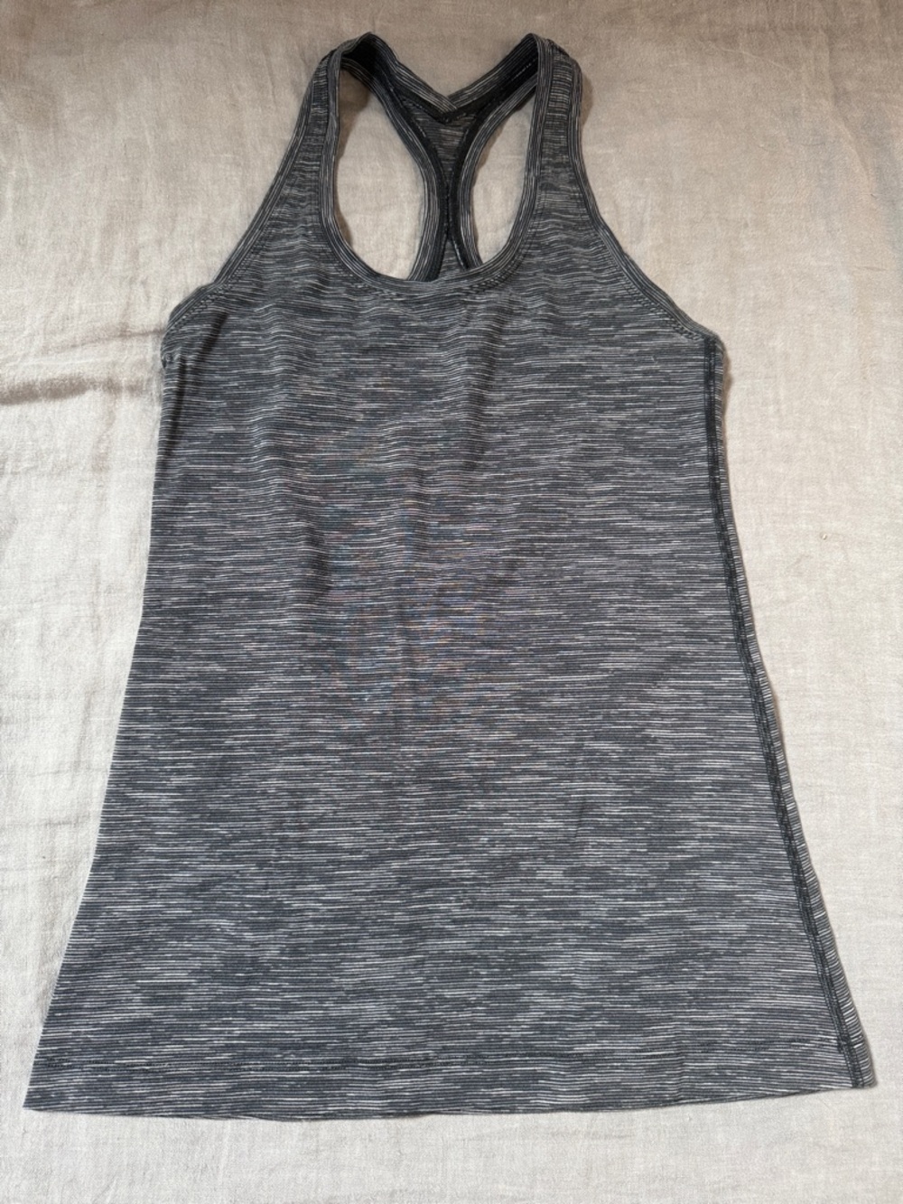 lululemon athletica Charcoal Heather Racerback Tank